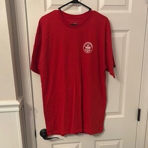 Vans XL Men's Red T-Shirt Authentic Original